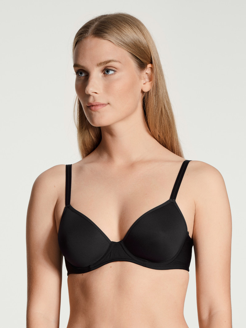 Sous Vêtement Calida Eco Sense Bra With Underwiring Schwarz Femme | XXX-7755688