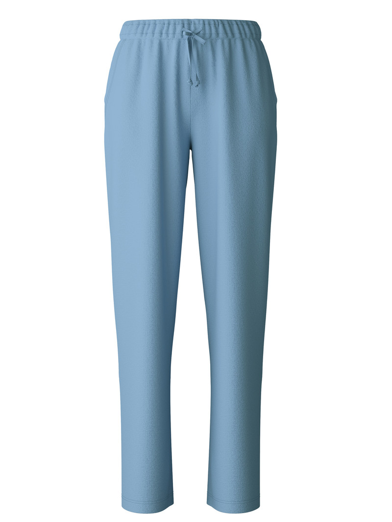 Loungewear Calida Lounge Velours Velour Pants Endless Sky Femme | GJZ-0946693