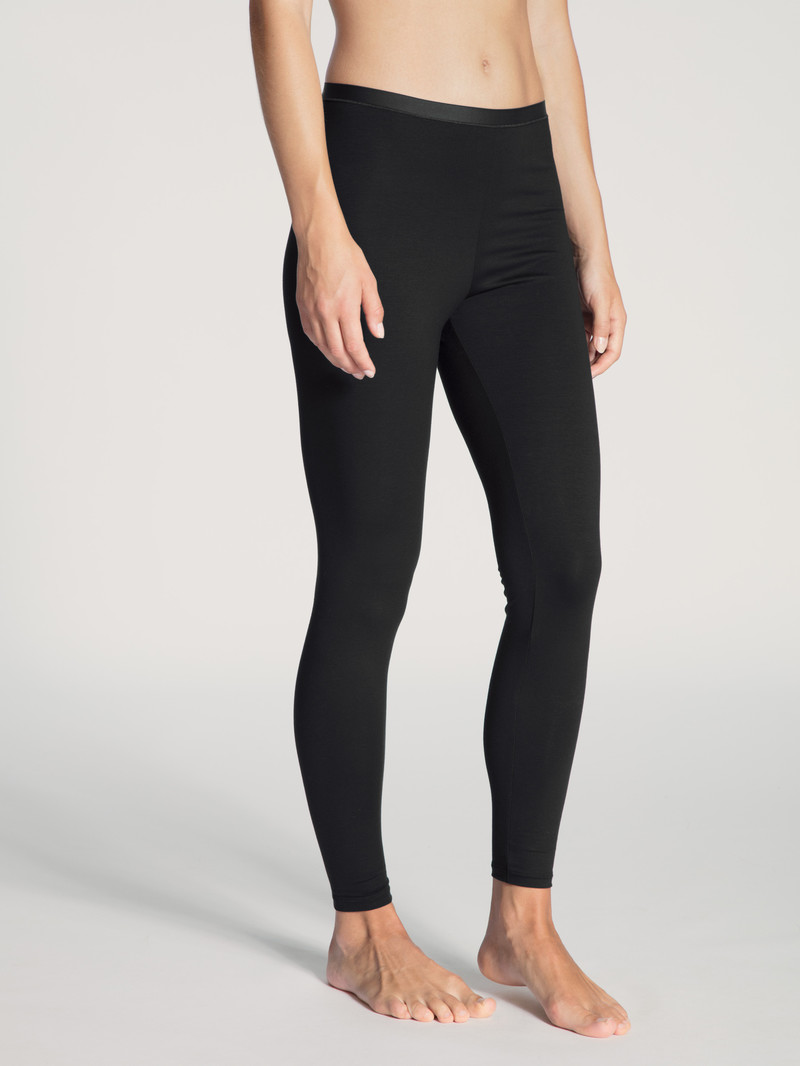 Loungewear Calida Natural Comfort Leggings Schwarz Femme | PSR-4374839