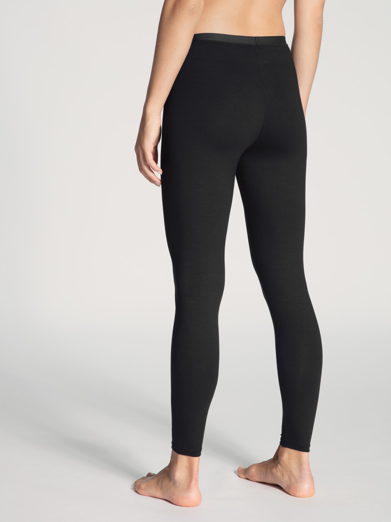 Loungewear Calida Natural Comfort Leggings Schwarz Femme | PSR-4374839