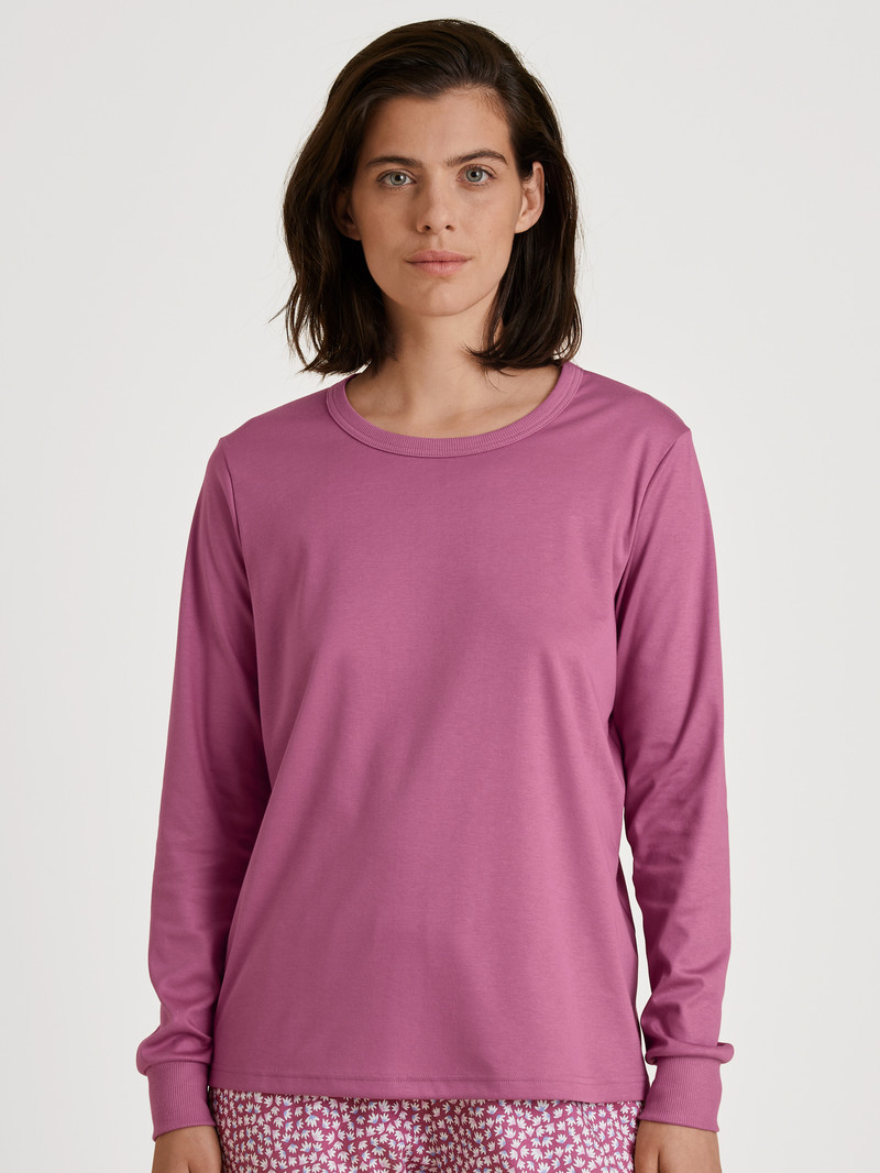 Loungewear Calida Favourites Harmony Shirt Long Sleeve Rouge Femme | TYL-6380763