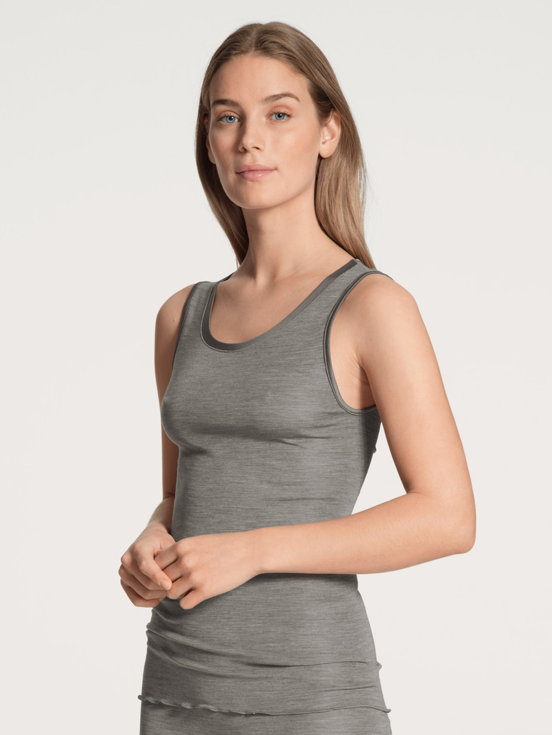 Sous Vêtement Calida True Confidence Tank Top Platin Melé_ Femme | GMJ-5182549