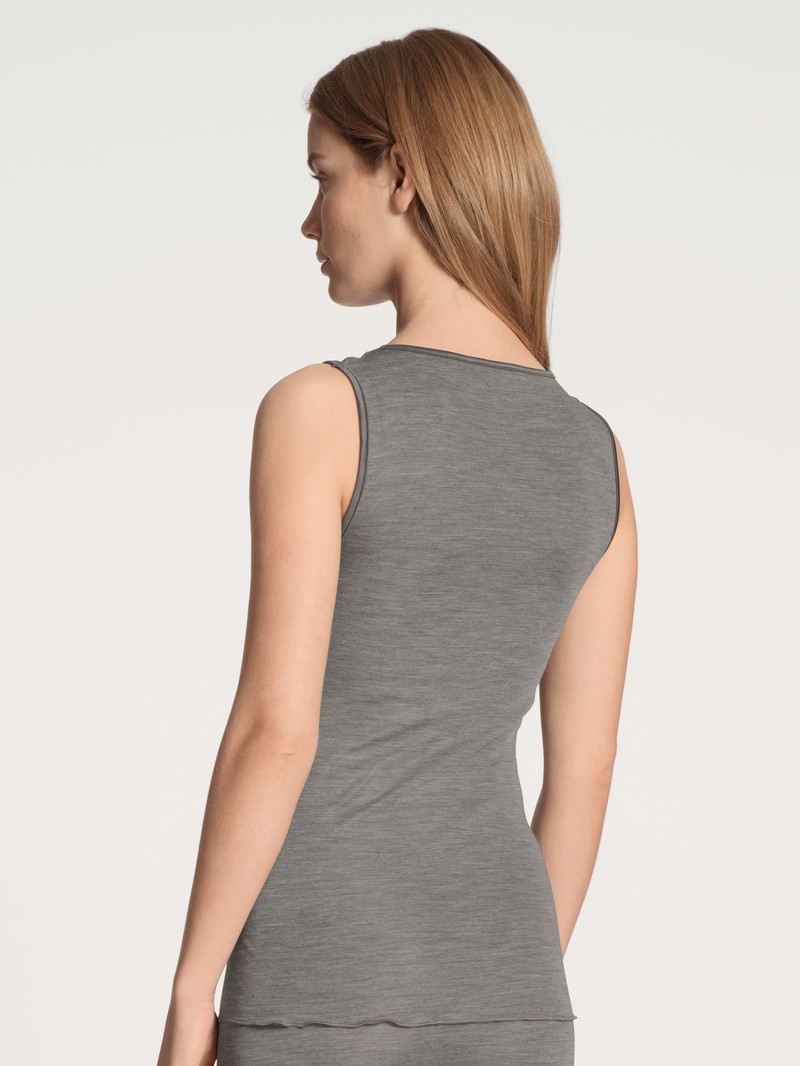 Sous Vêtement Calida True Confidence Tank Top Platin Melé_ Femme | GMJ-5182549