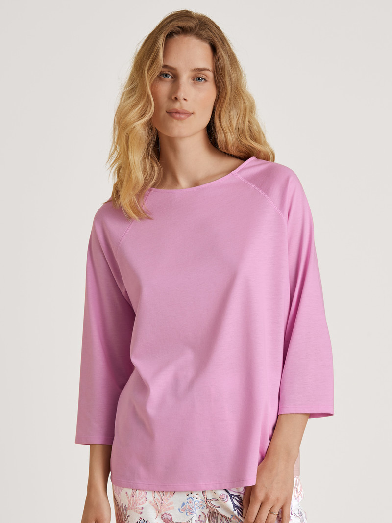 Loungewear Calida Favourites Harmony Shirt 3/4 Sleeve Rose Femme | VJB-2755899