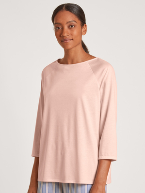 Loungewear Calida Favourites Rosy Shirt 3/4 Sleeve Pearl Blush Femme | FWU-7676647