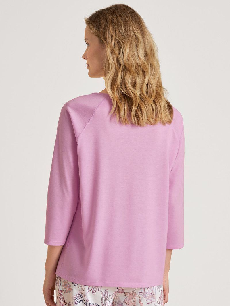 Loungewear Calida Favourites Harmony Shirt 3/4 Sleeve Rose Femme | VJB-2755899