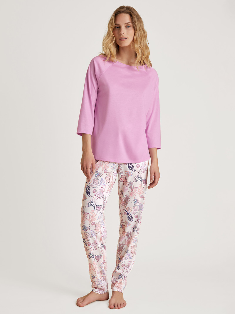 Loungewear Calida Favourites Harmony Shirt 3/4 Sleeve Rose Femme | VJB-2755899