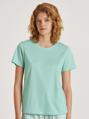 Loungewear Calida Favourites Balance Shirt Short Sleeve Bleu Femme | STZ-9880124