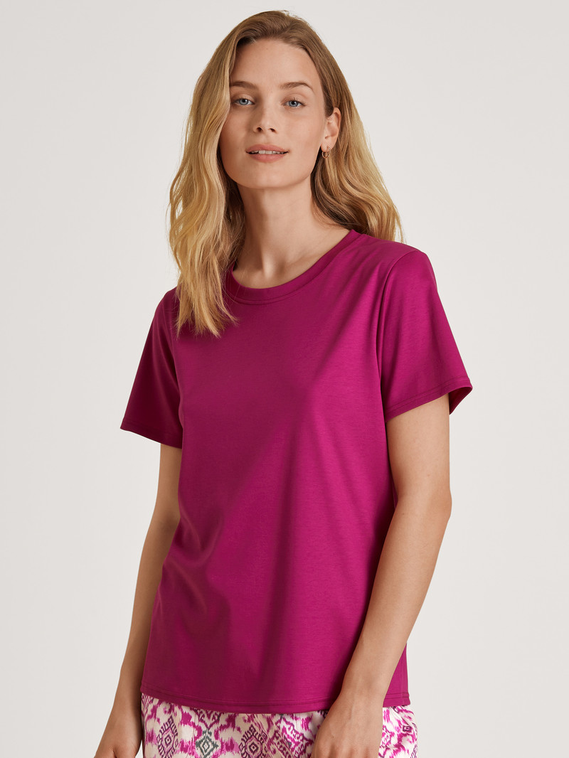 Loungewear Calida Favourites Healing Shirt Short Sleeve Fleur Femme | LBJ-6878356