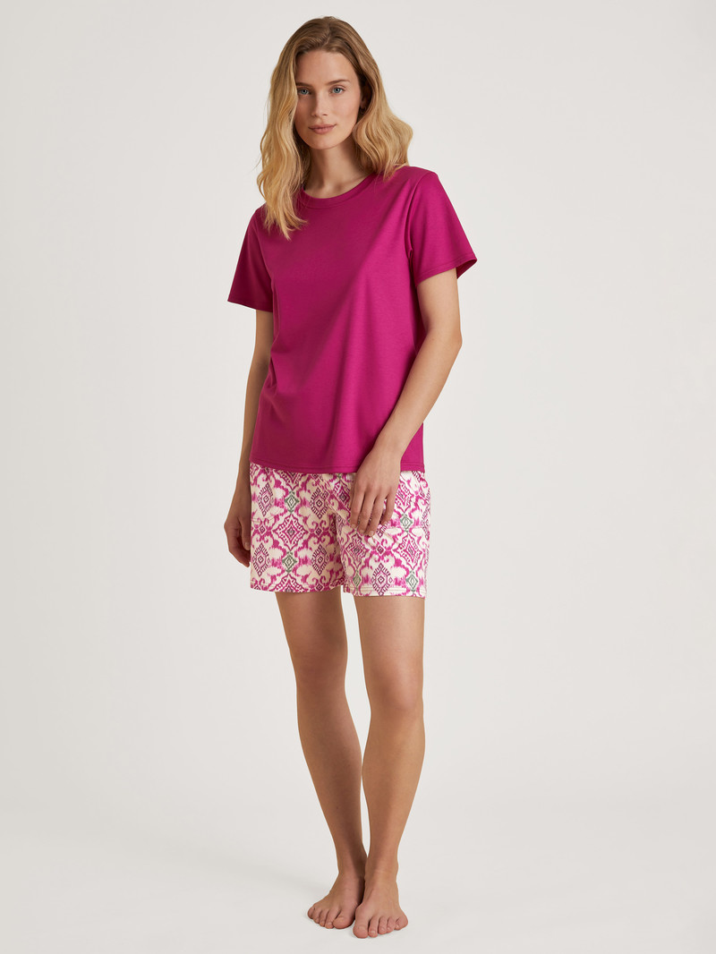 Loungewear Calida Favourites Healing Shirt Short Sleeve Fleur Femme | LBJ-6878356