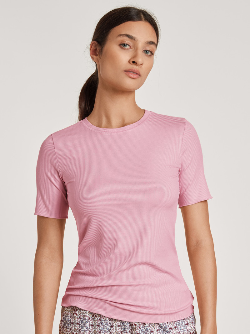 Loungewear Calida Favourites Desert Shirt Short Sleeve Rose Femme | YWI-8741219