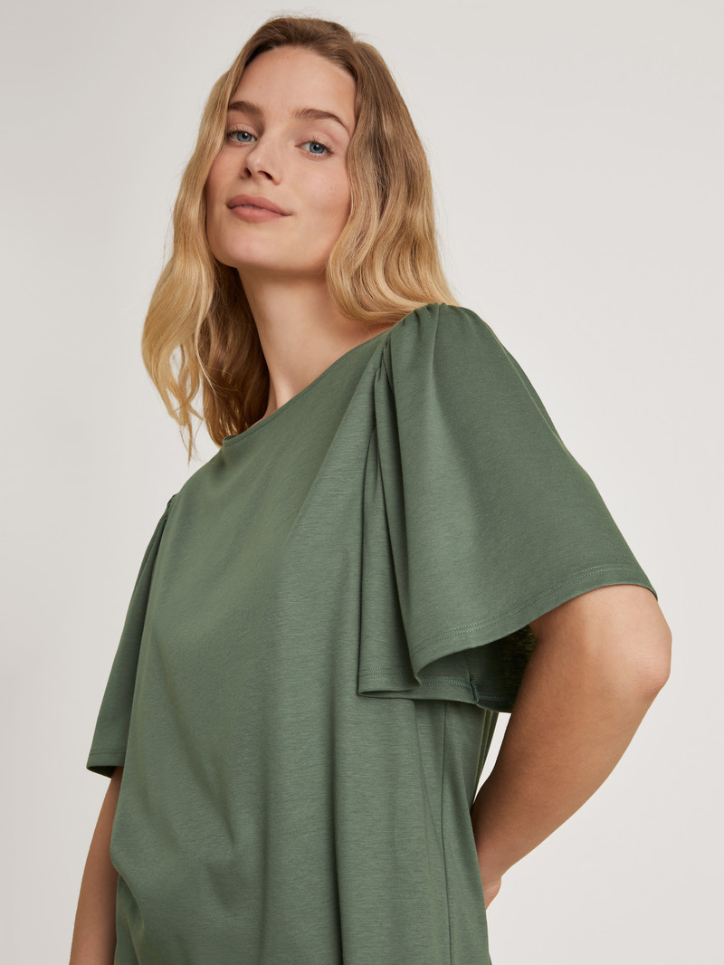 Loungewear Calida Favourites Healing Shirt Short Sleeve Vert Femme | DRR-5514052