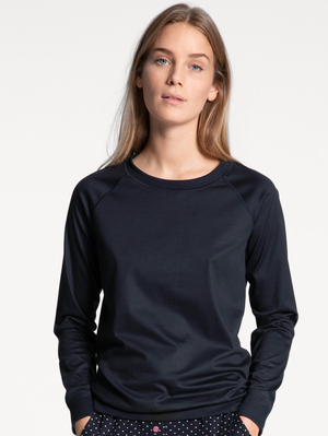 Loungewear Calida Favourites Dreams Shirt Long Sleeve Noir Bleu Femme | JJE-6752525