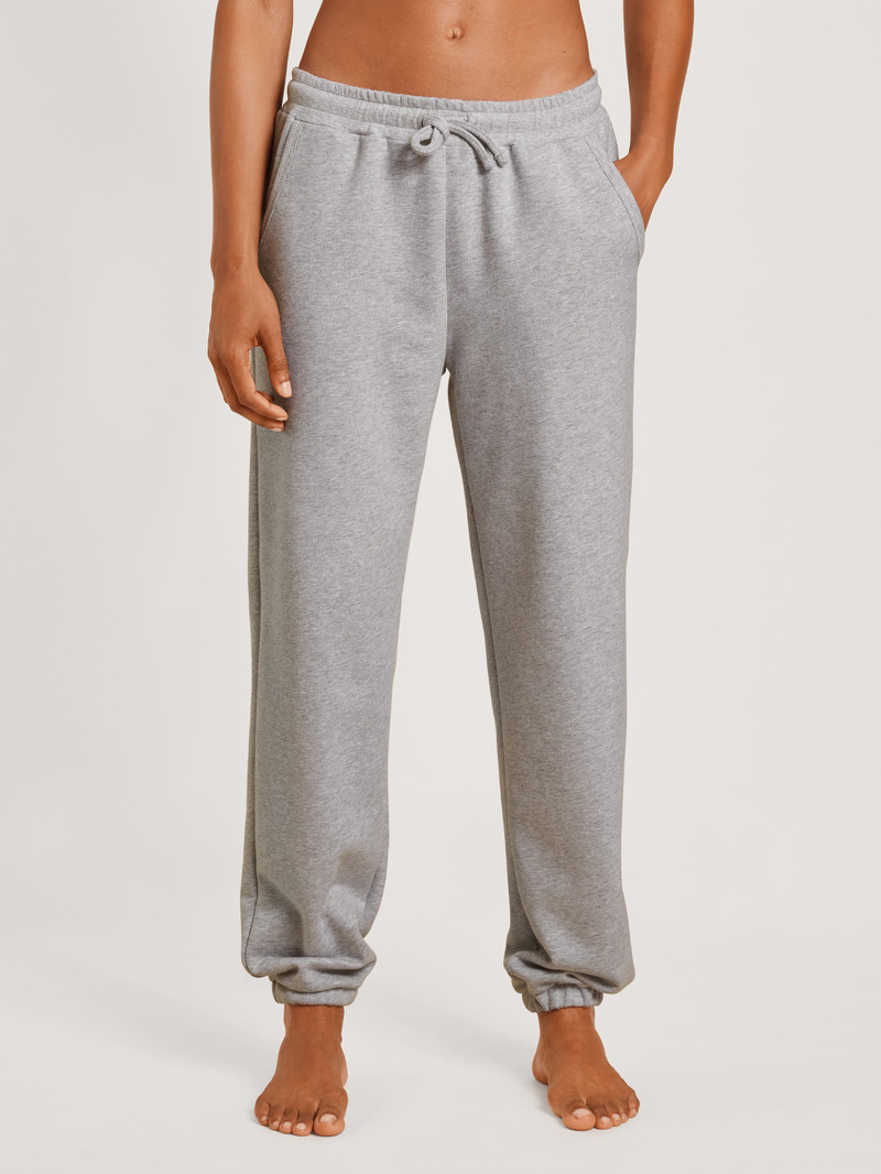 Loungewear Calida Circular Lounge Pants With Cuffs, Cradle To Cradle Certified Grise Femme | OSY-6248752