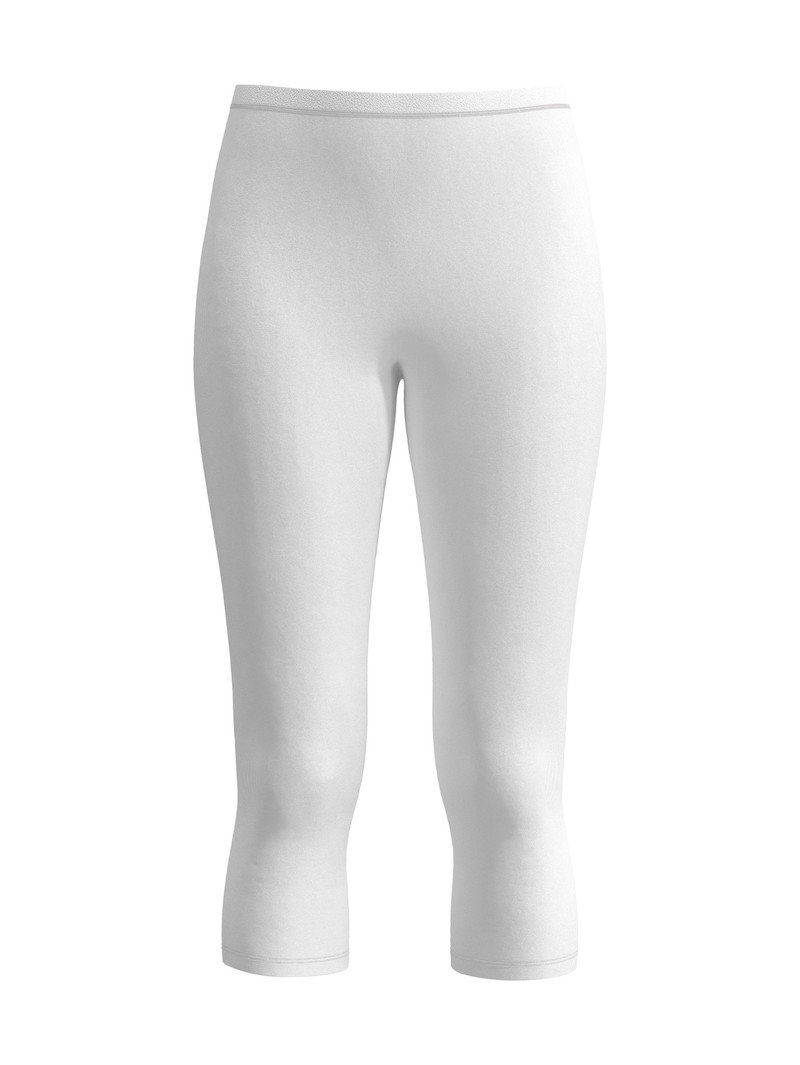 Loungewear Calida Natural Comfort 3/4 Leggings Weiss Femme | QZB-7962668