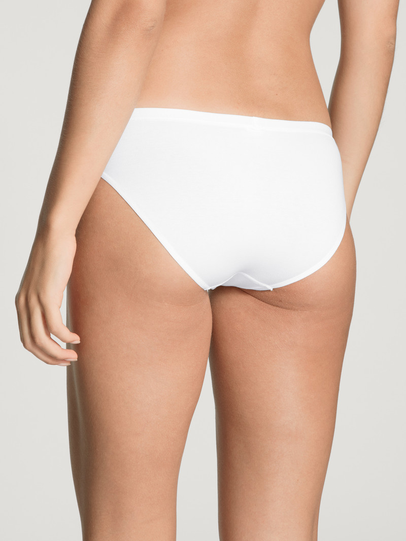 Sous Vêtement Calida Natural Comfort Brief Weiss Femme | QFH-0987577