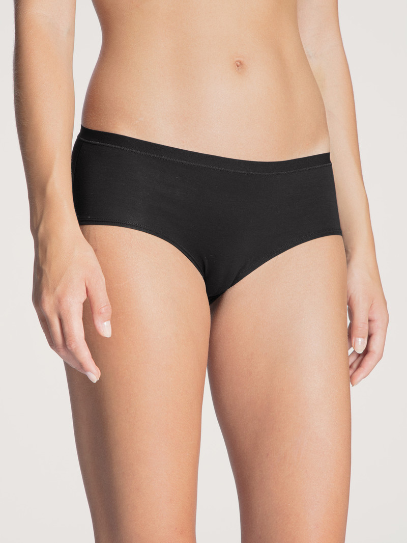 Sous Vêtement Calida Natural Comfort Panty Schwarz Femme | KSH-5368639