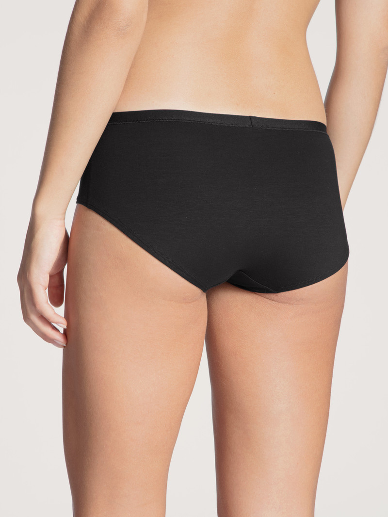 Sous Vêtement Calida Natural Comfort Panty Schwarz Femme | KSH-5368639