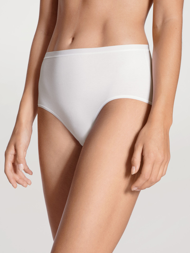 Sous Vêtement Calida Natural Comfort Brief Weiss Femme | ABF-7124875