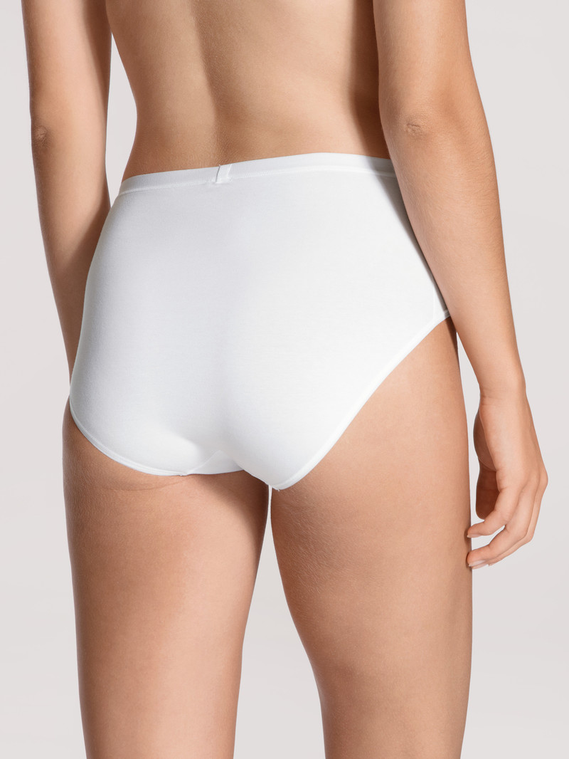 Sous Vêtement Calida Natural Comfort Brief Weiss Femme | ABF-7124875