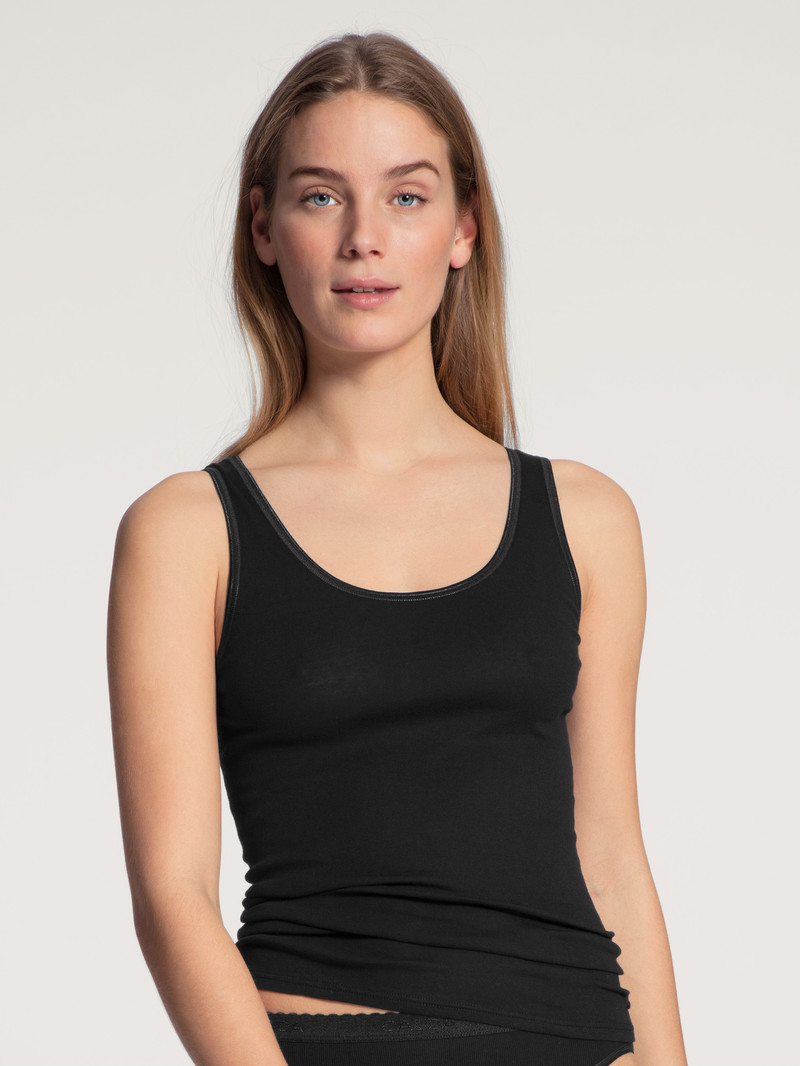 Sous Vêtement Calida Iconics Tank Top Schwarz Femme | CXN-5999814