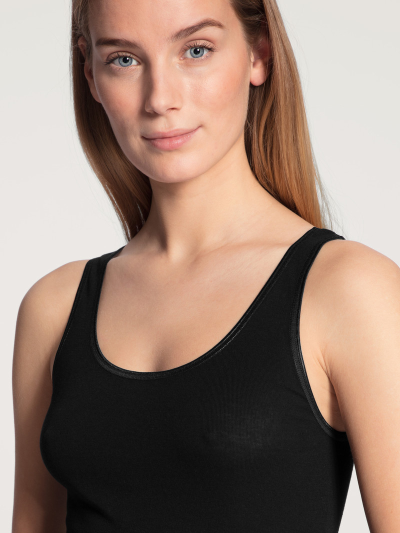 Sous Vêtement Calida Iconics Tank Top Schwarz Femme | CXN-5999814