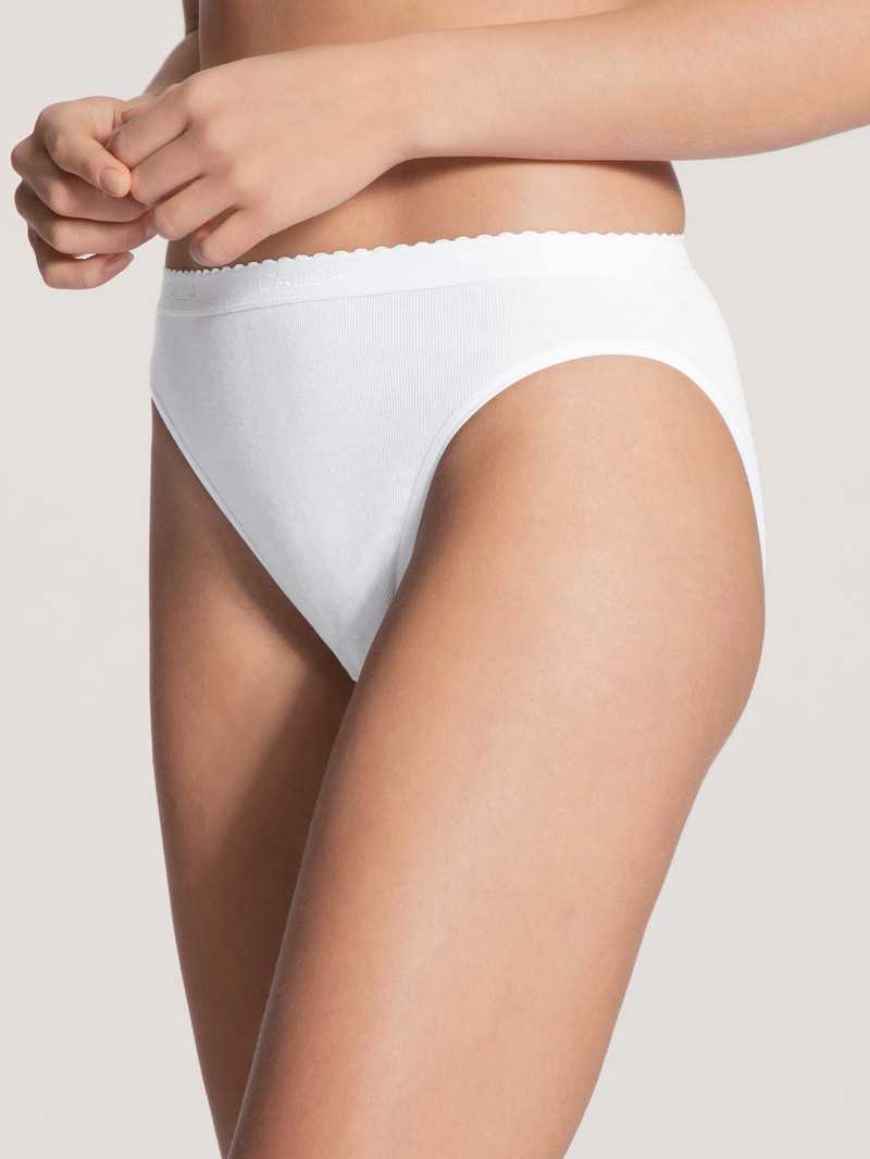 Sous Vêtement Calida Iconics Mini Brief Weiss Femme | JEA-1290578