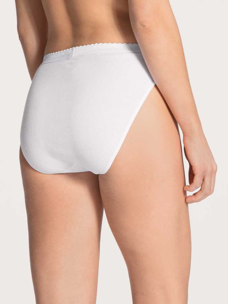 Sous Vêtement Calida Iconics Mini Brief Weiss Femme | JEA-1290578