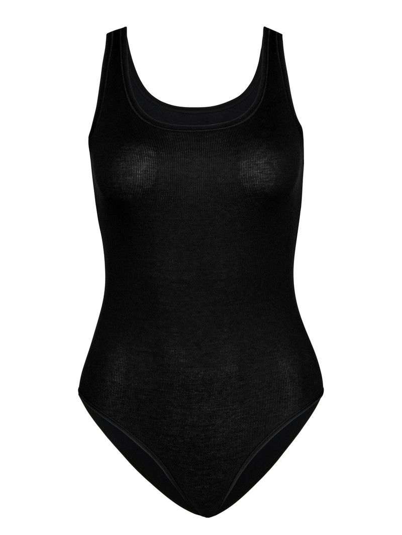 Sous Vêtement Calida Iconics Bodysuit Without Opening Schwarz Femme | OHW-6935219