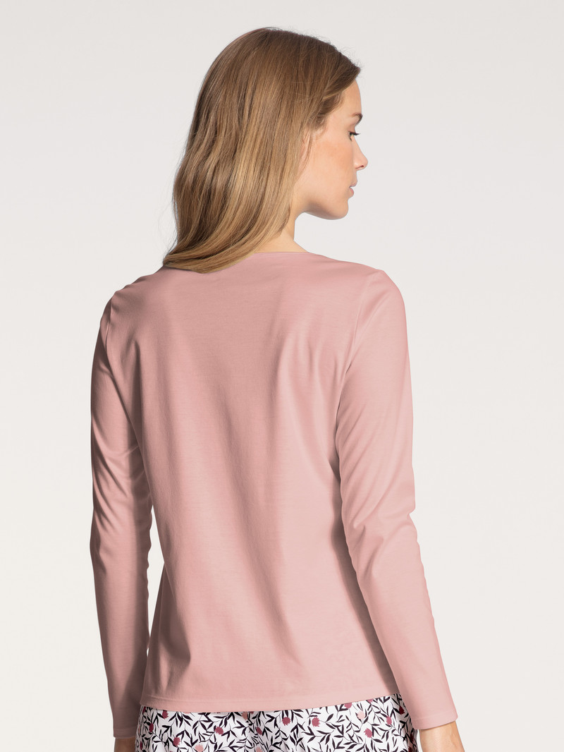 Loungewear Calida Favourites Dreams Shirt Long Sleeve Rose Femme | DVH-5292982