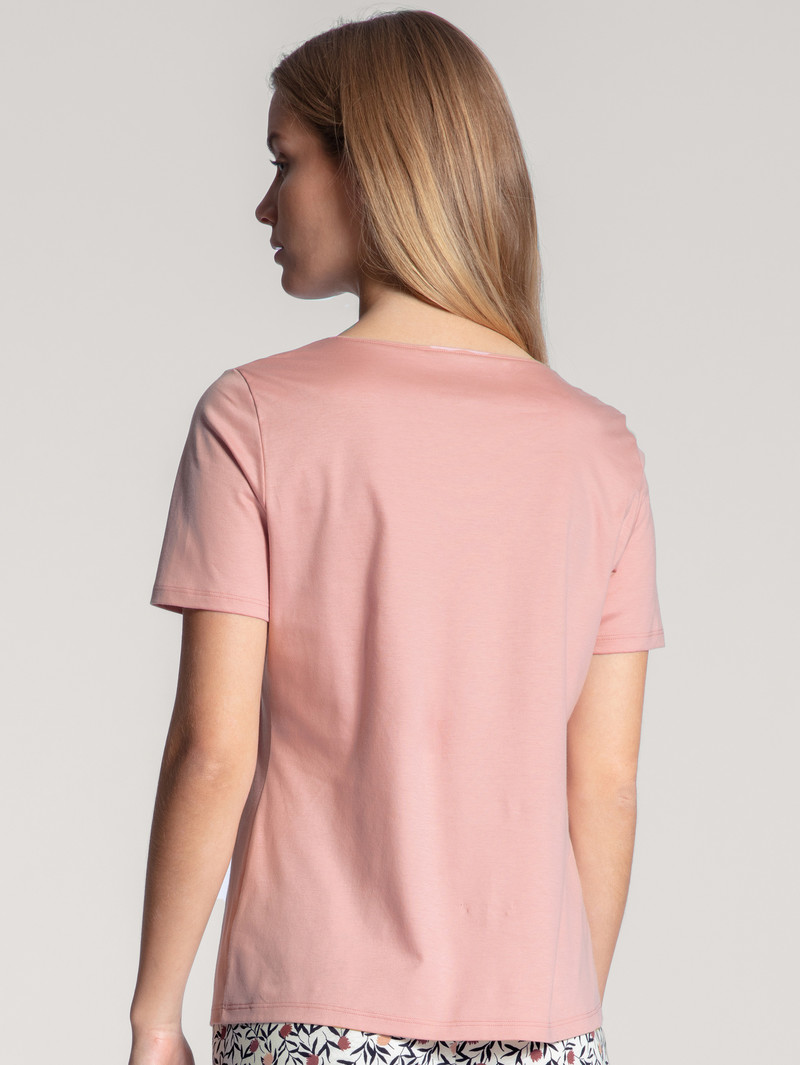 Loungewear Calida Favourites Dreams Shirt Short Sleeve Rose Femme | ARS-4394613