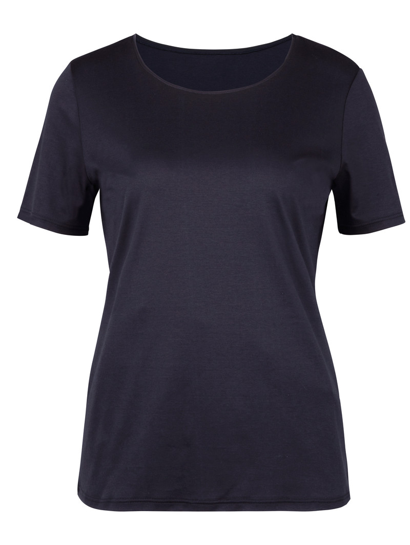 Loungewear Calida Favourites Dreams Shirt Short Sleeve Noir Bleu Femme | RWS-3049578