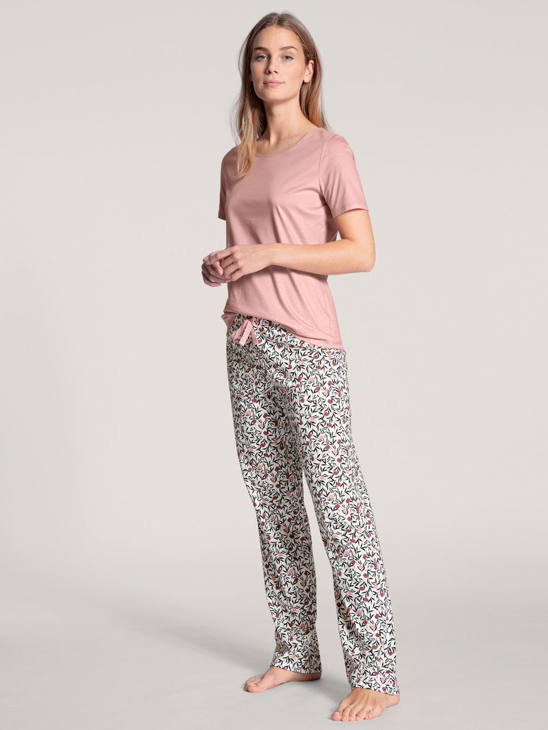 Loungewear Calida Favourites Dreams Shirt Short Sleeve Rose Femme | ARS-4394613