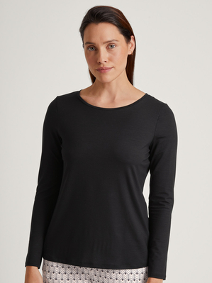 Loungewear Calida Favourites Seduction Shirt Long Sleeve Schwarz Femme | TMY-8070079