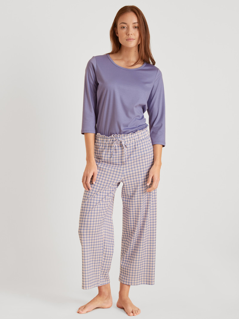 Loungewear Calida Special Shirt 3/4 Sleeve Bleu Femme | RLP-7068515