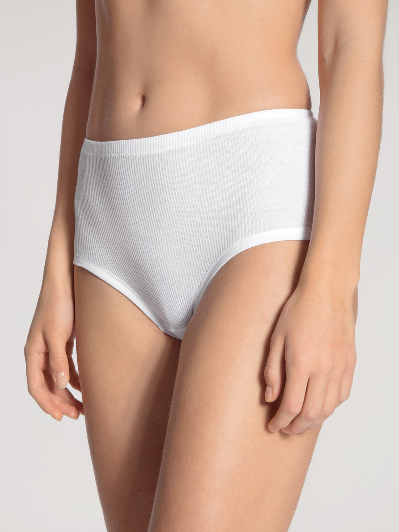 Sous Vêtement Calida Iconics Midi Brief Weiss Femme | UMN-7910126