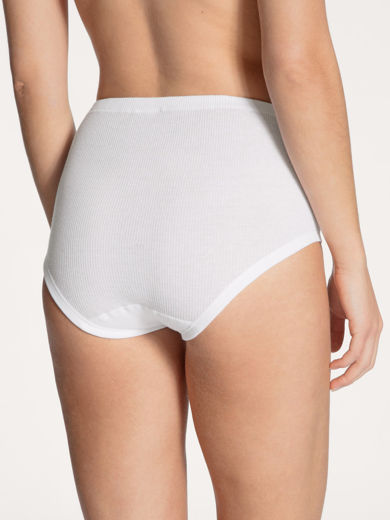 Sous Vêtement Calida Iconics Midi Brief Weiss Femme | UMN-7910126