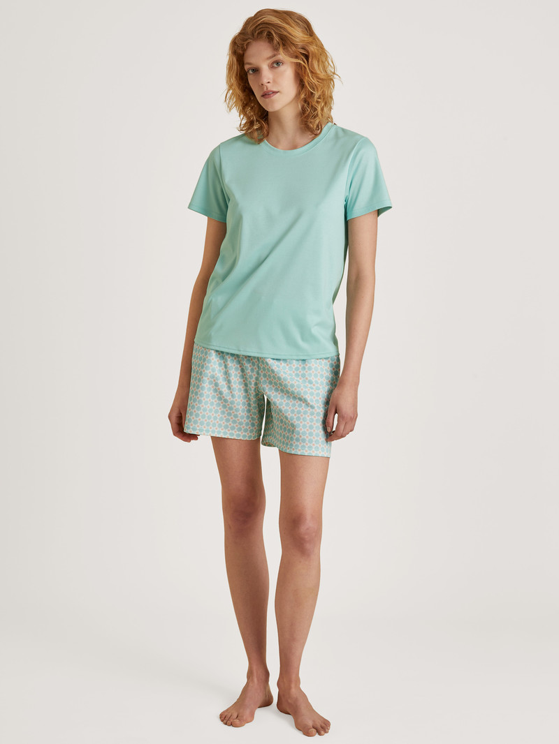 Loungewear Calida Favourites Balance Shorts Bleu Femme | BQB-6102236