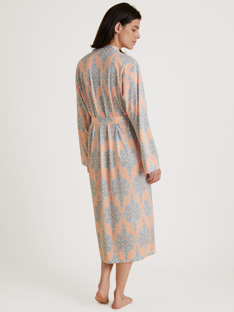 Loungewear Calida Favourites Balance Kimono, Length 120cm Peach Parfait Femme | LVG-3809464