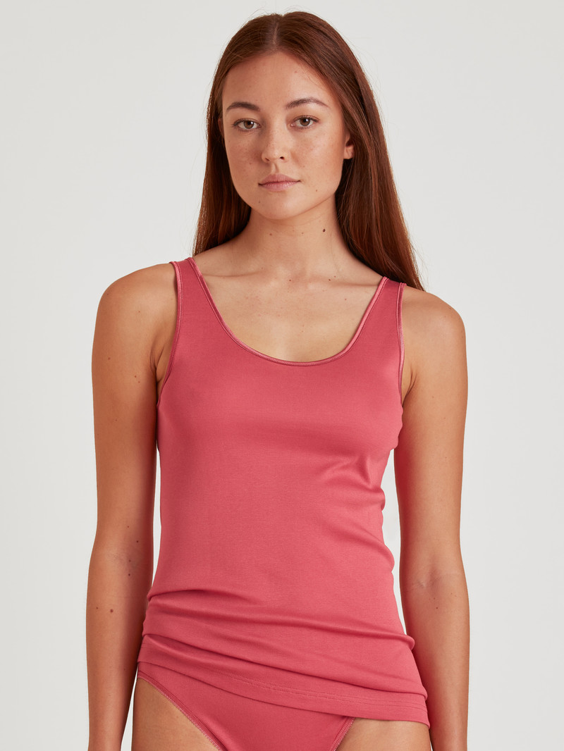 Sous Vêtement Calida Light Tank Top Rouge Femme | GMG-0195028