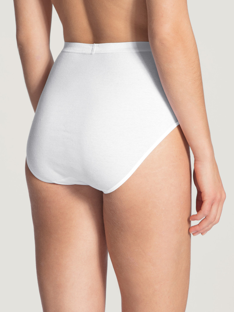 Sous Vêtement Calida Light Midi Brief Weiss Femme | QLG-2677453