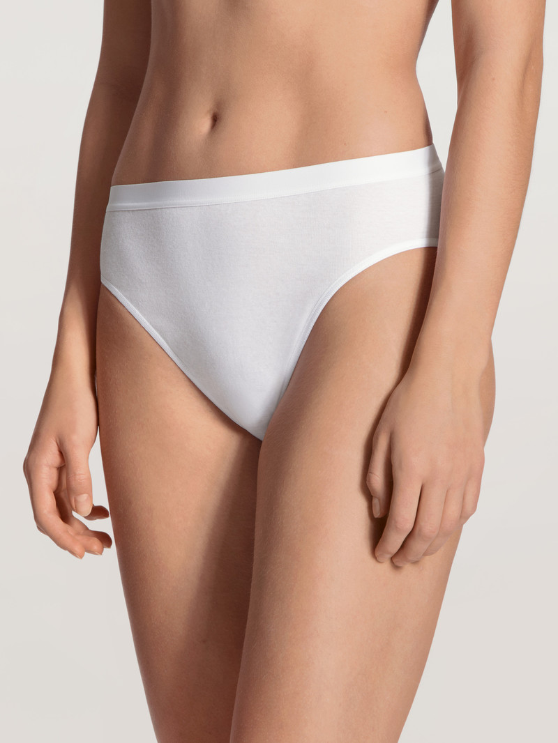 Sous Vêtement Calida Light Mini Brief Weiss Femme | MML-3380356