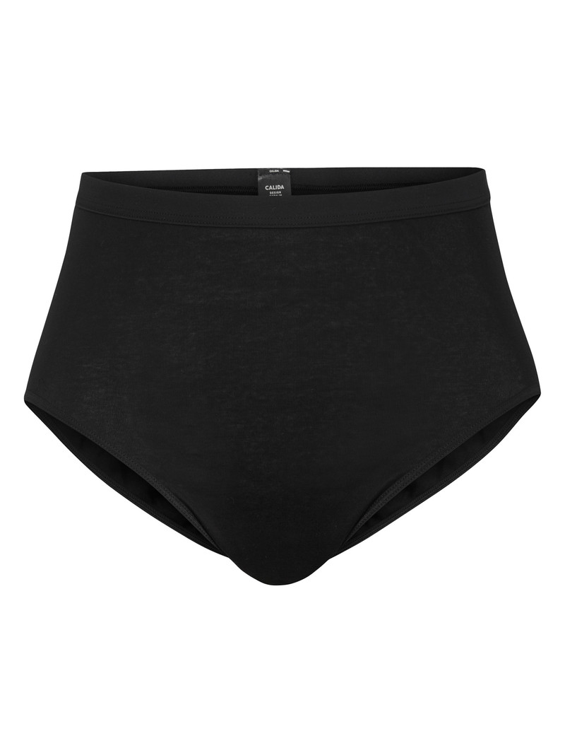 Sous Vêtement Calida Light Midi Brief Schwarz Femme | JEG-9497379