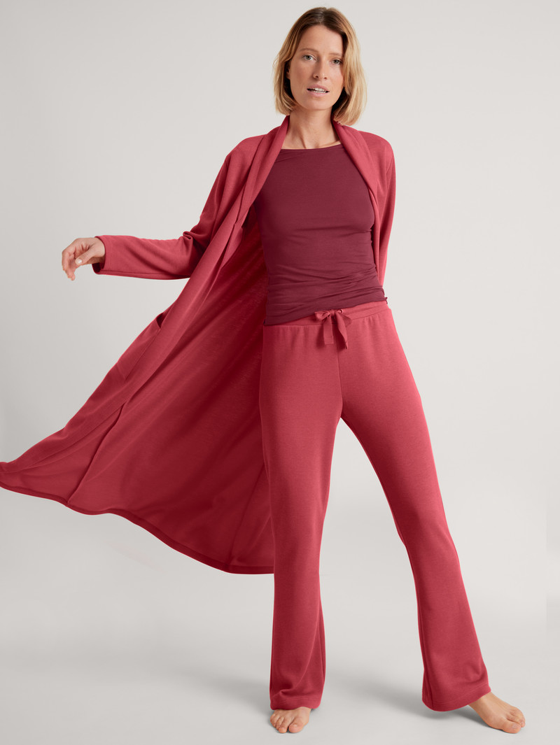 Loungewear Calida Lounge Butterfly Pants Rouge Femme | UHW-8278635