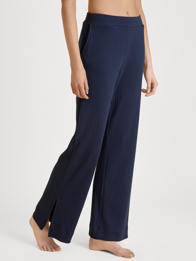 Loungewear Calida Lounge Harmony Pants Bleu Foncé Femme | SUG-9844868