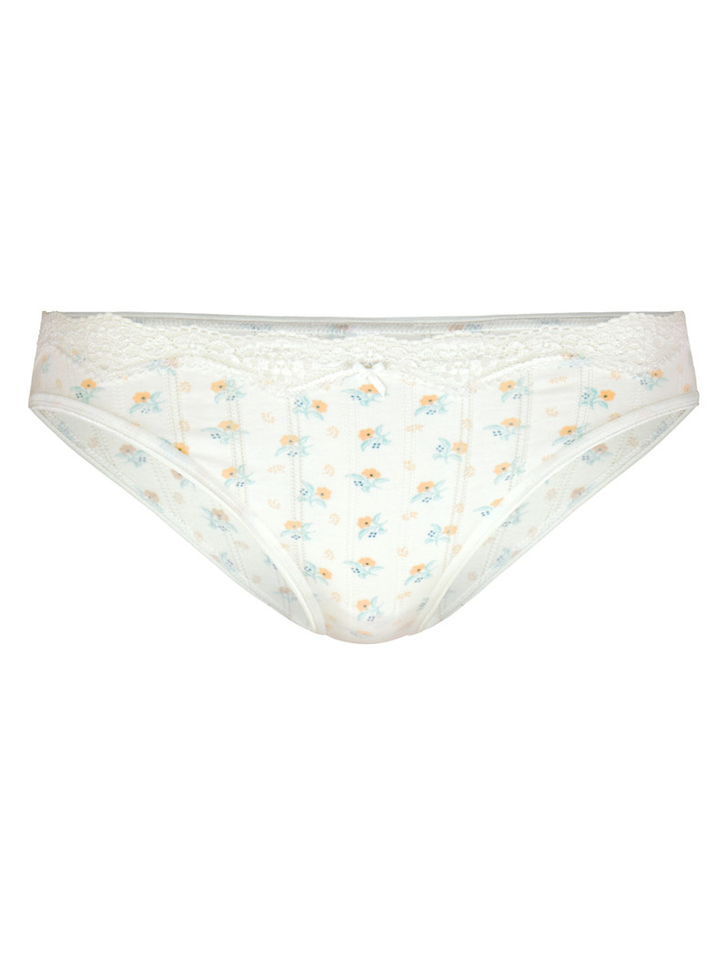 Sous Vêtement Calida Toujours Print Brief Blanche Femme | MCL-4532981