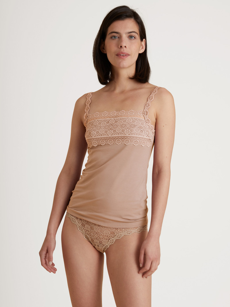 Sous Vêtement Calida Special Spaghetti Top Soft Nude Femme | LJH-4893747