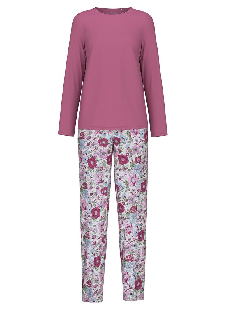 Vêtement De Nuit Calida Spring Flower Dreams Pyjama Rouge Femme | YZQ-1999871