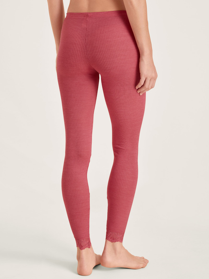 Sous Vêtement Calida Silky Wool Joy Leggings Rouge Femme | XFN-2173867