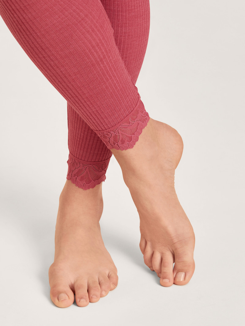 Sous Vêtement Calida Silky Wool Joy Leggings Rouge Femme | XFN-2173867